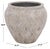 Transform your outdoor space with the Ramsey Large Planter Pot in Antique White. Crafted from durable ficonstone, this...