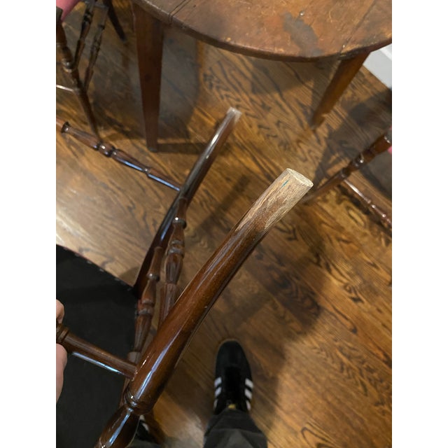 1960s Set of 4 Attributed to Giuseppe Gaetano Descalzi Midcentury Italian Chiavari Chairs, 1950s For Sale - Image 5 of 12