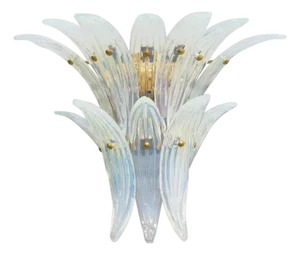 21st Century Two Tier Opaline Palmette Sconce by Fabio LTD