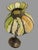 Green Vintage Green, Lotus, Slag Glass Hanging Lamp Light Fixture For Sale - Image 8 of 12