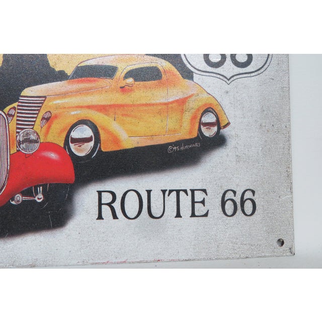 Vintage Route 66 Metal Sign Americans Highway 1995 Desperate Enterprises 4705b For Sale - Image 4 of 10