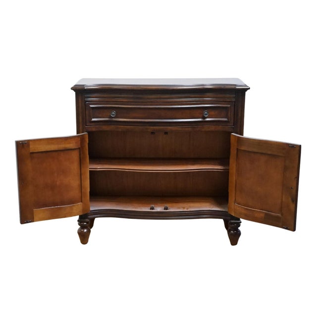 Early 21st Century Hooker Furniture Seven Seas Collection Cherry Traditional Contemporary 36" Entryway Console Cabinet 500-50-574 For Sale - Image 5 of 11