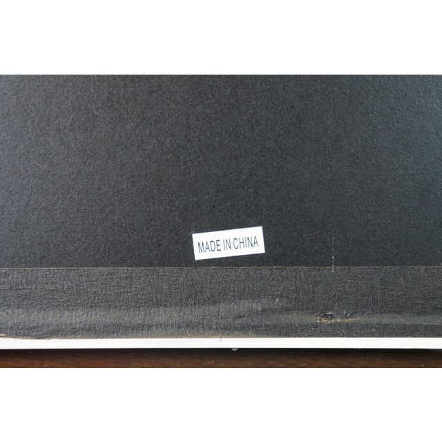 Late 20th Century English Bulldog 3d Cut Paper Topographical Map Ephemera Collage Wall Art 25", Framed For Sale - Image 12 of 12