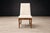 Cimo, Brazil, 1950 — Set of 8 Tall-Back Dining Chairs in Caviúna With Warm Bone Performance Linen For Sale - Image 15 of 16