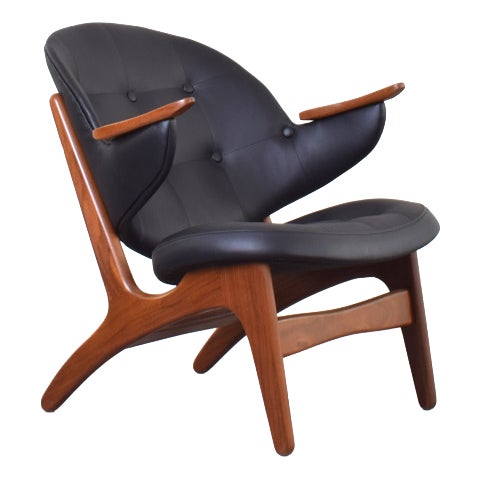 Mid-Century Modern Model 33 Lounge Chair by Carl Edward Matthes, 1950s For Sale