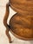 Good looking English walnut accent table that is the perfect size for between to club chairs to set a drink on. Graceful...