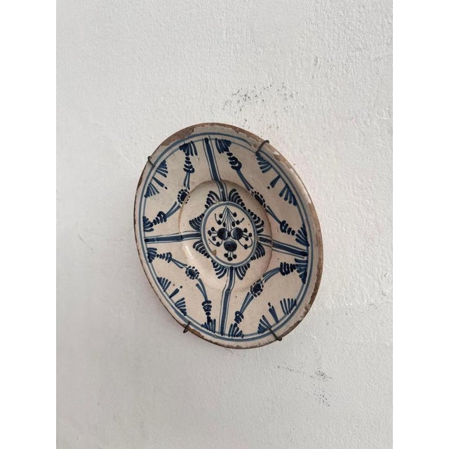 Antique Early 20th Century Catalan Ceramic Plate For Sale - Image 10 of 15