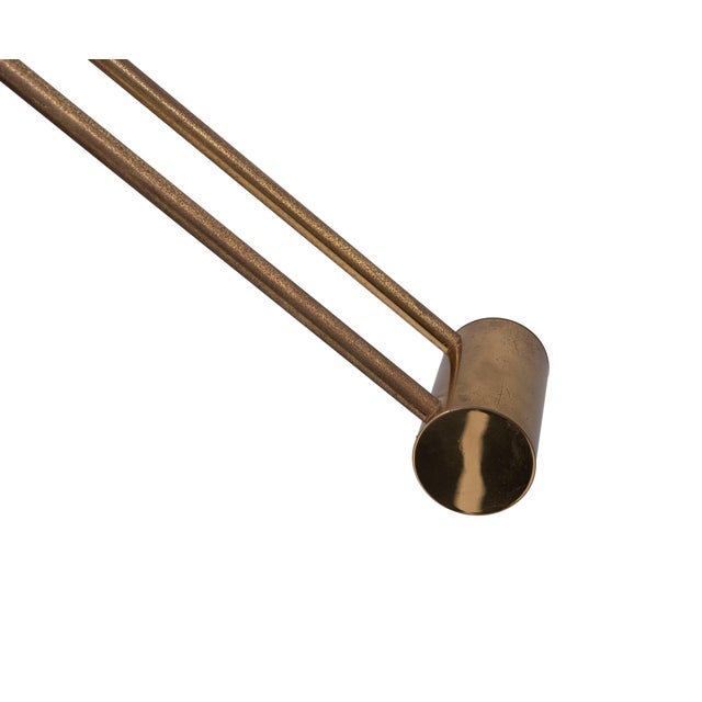 Gold Brass Counter Balance Floor Lamp from Hillebrand Lighting, Germany, 1980s For Sale - Image 8 of 12