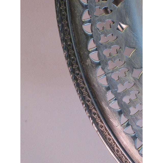 Bowl Footed WILCOX Silverplate Hand-Engraved Scrolls Silver 1850-1899 Bowls For Sale - Image 15 of 17