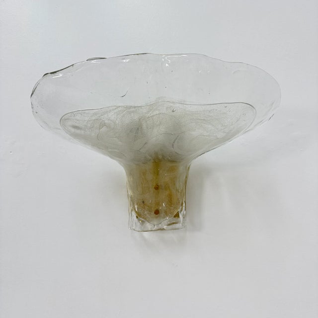 Large Brass and Melting Glass Petal Sconce by J. T. Kalmar for Kalmar, 1970s For Sale - Image 15 of 18