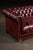 Mid 20th Century Vintage Tufted Leather Chesterfield Sofa in Oxblood For Sale - Image 5 of 11