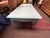 20th century Henredon side tables, with a drawers. Tables have been painted over original finish. Finish needs restoration.