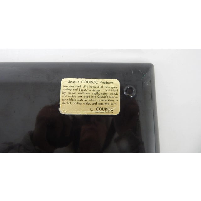 Mid 20th Century Couroc of Monterey Roadrunner Tray, Medium For Sale - Image 11 of 11