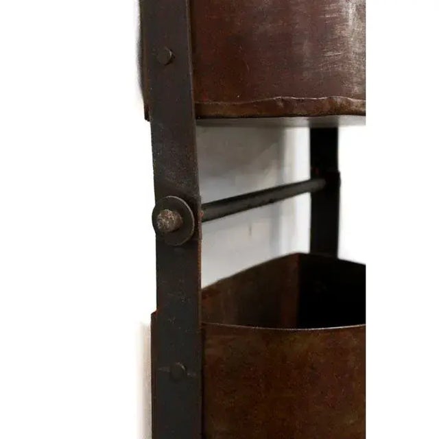 Metal Water Wheel Bin For Sale - Image 4 of 10
