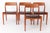 Mid-Century Modern Danish Teak Dining Chairs by Scantic Møbelværk, 1960s, Set of 4 For Sale - Image 11 of 11