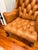 Antique Georgian Leather Wing Chair This statement-making chair is large in scale and ENORMOUS in comfort! The smooth...