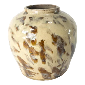 Early 20th Century Chinese Flambe Transmutation Glazed Ginger Jar