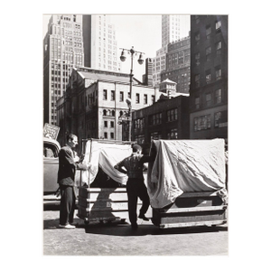 Andreas Feininger - Garment District, New York City, 1940 Signed Gelatin Sliver