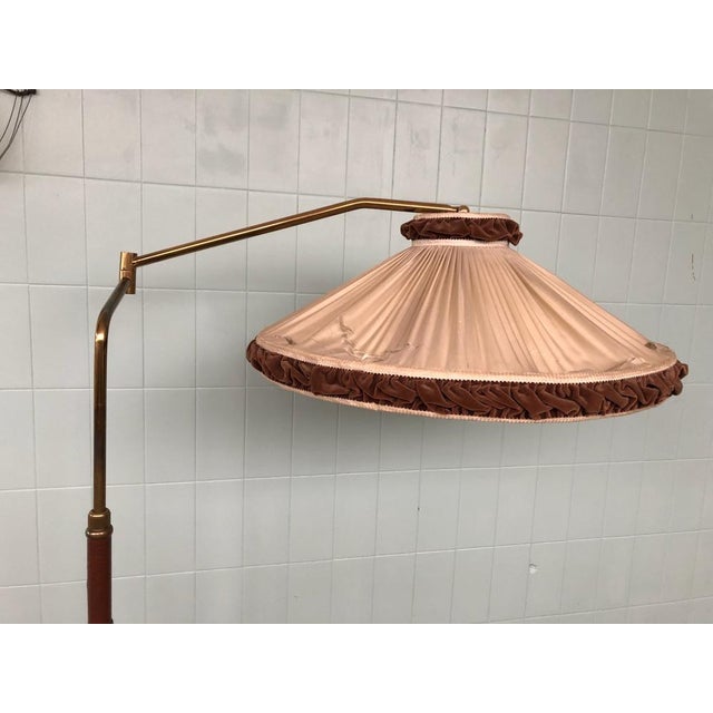 Vintage Adjustable Brass Floor Lamp, Italy, 1950s For Sale - Image 12 of 18