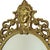 Beautiful and very high-quality French crested mirror in classic Louis XV style, made of yellow copper or brass, with a...