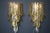 1990s Long Textured Golden and Smoked Murano Glass Sconces in Palm Tree Shape from Barovier & Toso, 1990s, Set of 2 For Sale - Image 5 of 17