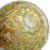 Glass Barovier Toso Murano Vintage Gold Leaf Emerald Green Swirl Italian Art Glass Chunky Ashtray Bowl For Sale - Image 7 of 7
