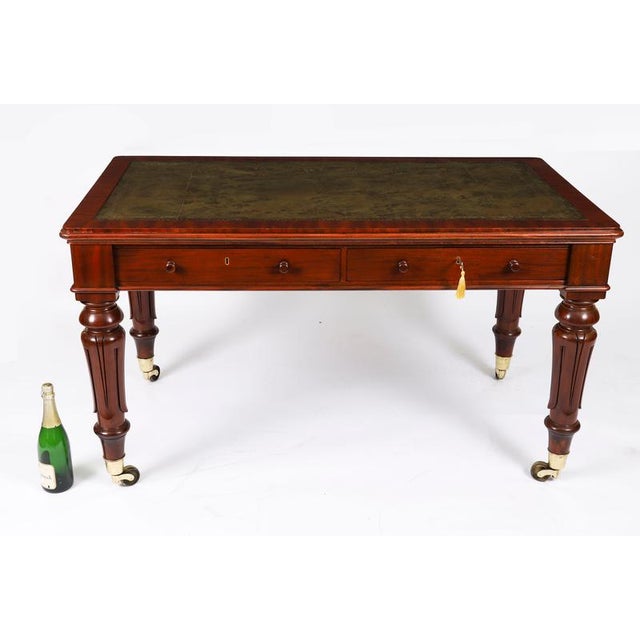 Antique 19th Century William IV Writing Desk, 1835 For Sale - Image 13 of 15