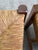 Wood Vintage French Country Chunky Ladder Back Dining Chairs With Rush Seats - Set of 6 For Sale - Image 7 of 9