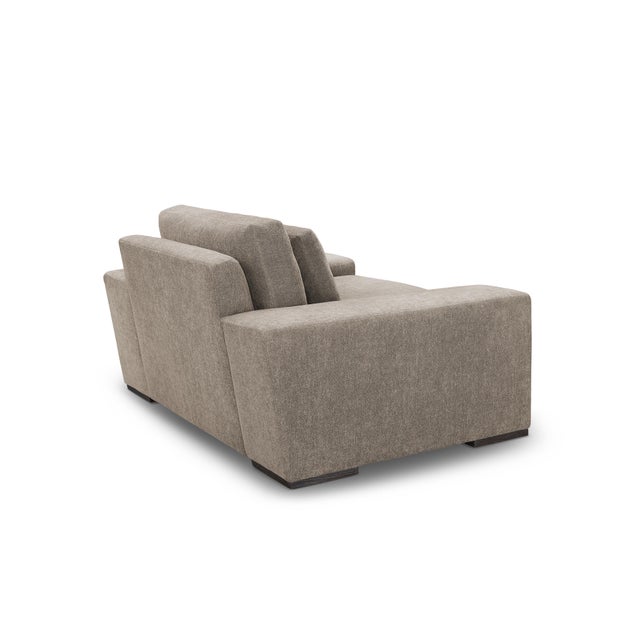Lancaster Modern Derby Chair and a Half For Sale - Image 4 of 6