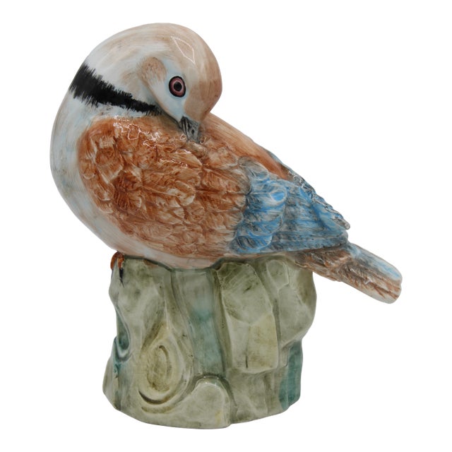 Mid Century Italian Ceramic Morning Dove For Sale