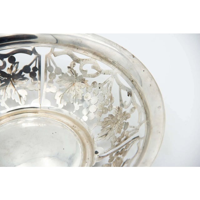 Circular Silver Fruit Bowl, in Very Good conditions. Designed 1920 to 1949 This piece has an attribution mark, I am sure...