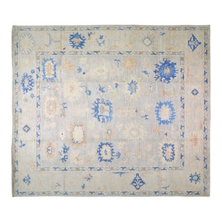 1960s Modern Moroccan Hand Knotted Wool Rug, 6'1"x9'11" For Sale
