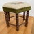 Mid 20th Century Vintage Mid-Century Footstool With Floral Needlepoint Tapestry For Sale - Image 5 of 8