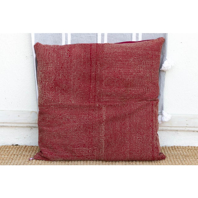 Tribal Antique Multicolor Confetti Saami Floor Cushion For Sale - Image 3 of 5