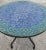 2010s 32" Blue & Green Rafraf Moroccan Mosaic Table For Sale - Image 5 of 6