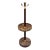 Mid-Century Organic Modern Pencil Bamboo Bentwood Floor Lamp With Tray Table Two Available For Sale