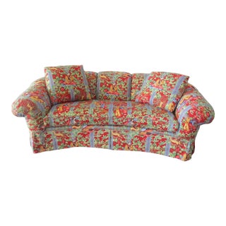 Baker Custom Chinoiserie Print Sofa-New & Scotchguarded! For Sale