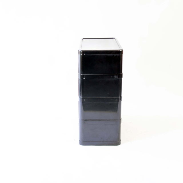 Kartell Model 4964 Modular Plastic Shelving Unit by Olaf Von Bohr for Kartell, 1970s For Sale - Image 4 of 14