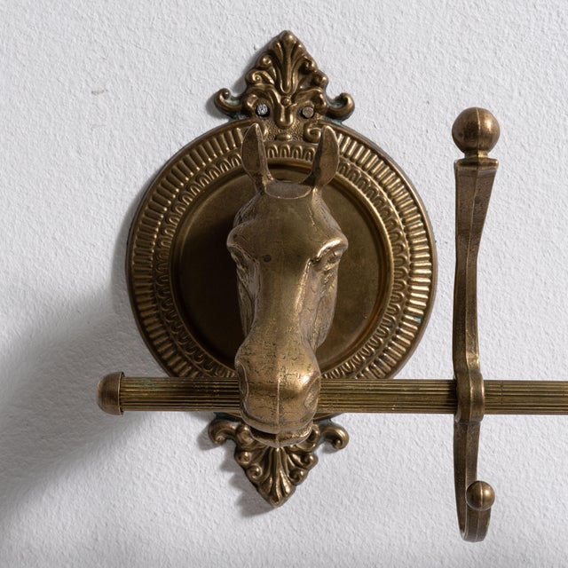 Mid 20th Century France Brass Coat Rack For Sale - Image 9 of 15