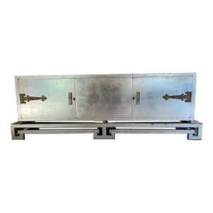 1950s Frank Kyle Spectacular Credenza Silver Leaf Mahogany