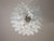 Metal Italian Murano Glass Chandelier in Opal and Clear White from Justfurnituress SRL For Sale - Image 7 of 13