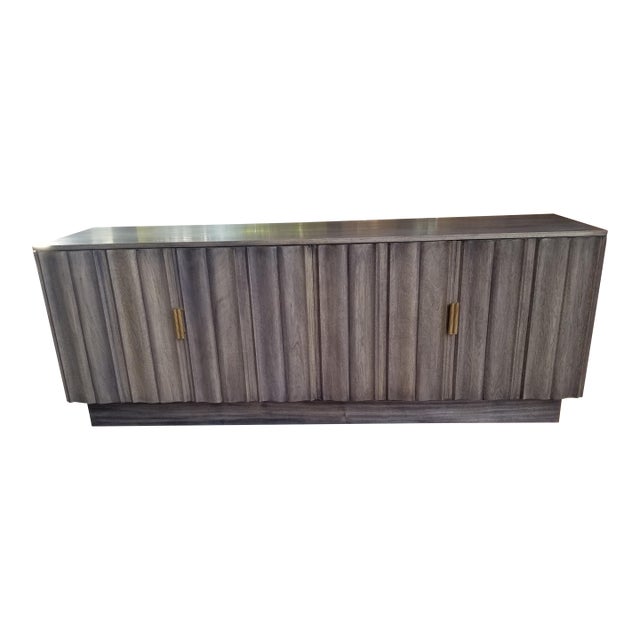 Tommy Parzinger Credenza in Mahogany Wood For Sale