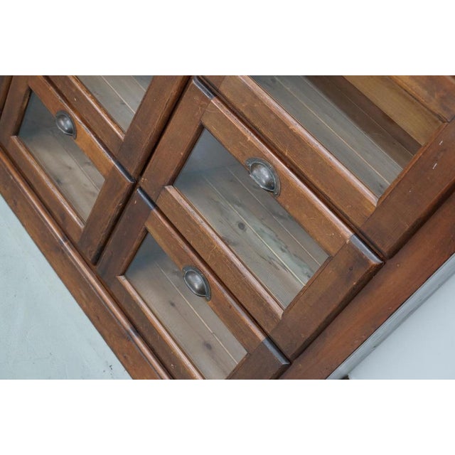 Vintage Dutch Pine Haberdashery Shop Cabinet For Sale - Image 5 of 18