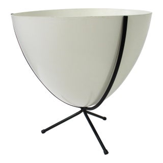Mid Century Zenith Bullet Planter W/ Tri Pod Stand For Sale