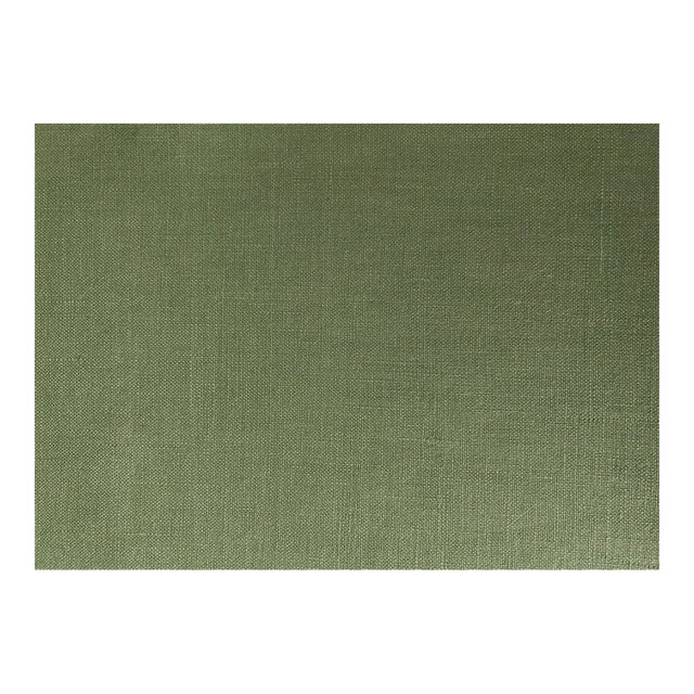 Plum Textiles Studio Moss Linen For Sale