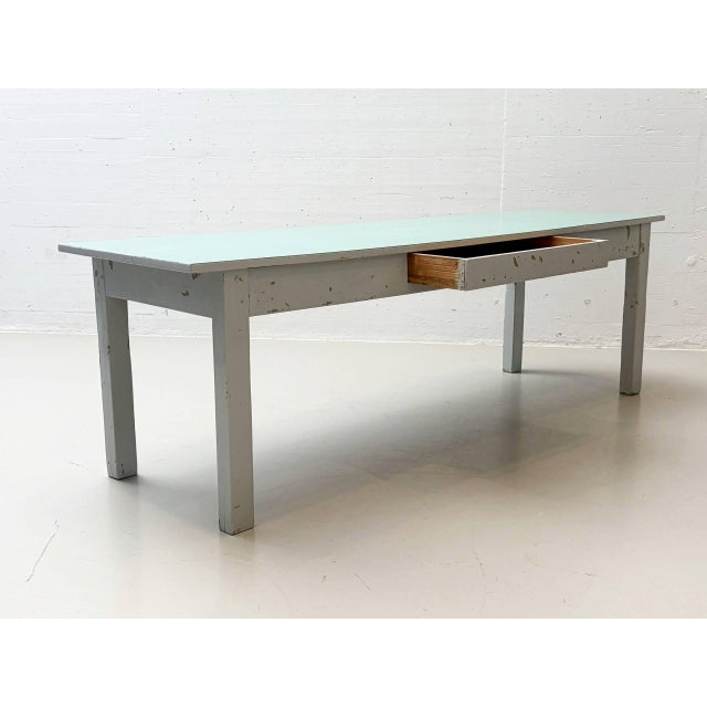 Vintage Swiss Workbench with Drawer, 1950s For Sale - Image 3 of 18