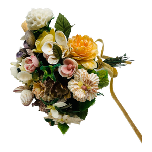 Vintage Shell Art Bouquet
