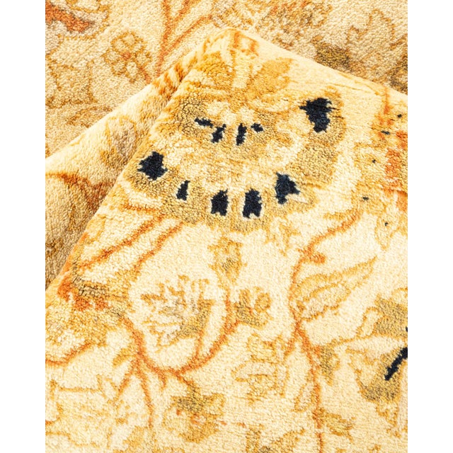 Textile Mogul, One-of-a-Kind Hand-Knotted Area Rug - Ivory, 4' 1" x 6' 5" For Sale - Image 7 of 8