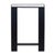 Black Kenora White Marble Accent Table For Sale - Image 8 of 11