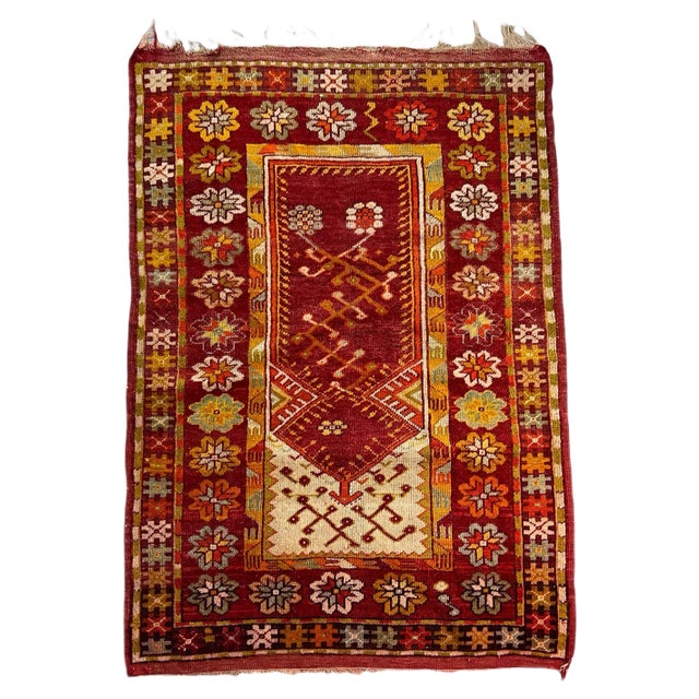 Antique Turkish Handmade Rug For Sale